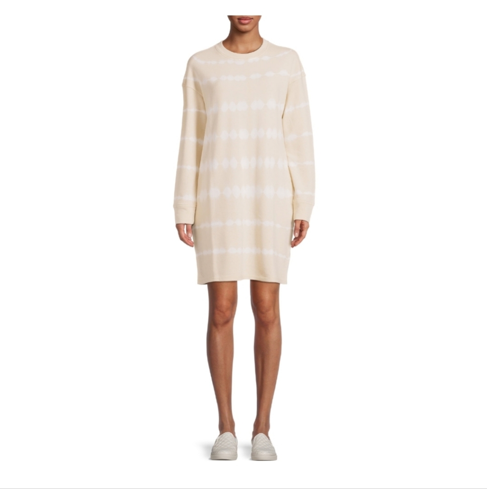 PAPYRUS BEIGE TIE DYE SWEATSHIRT DRESS